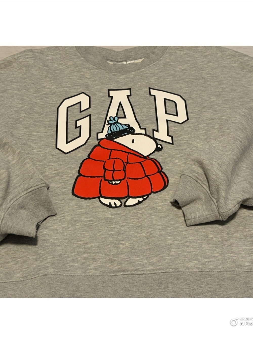 GAP Heather Gray Crewneck Sweatshirt